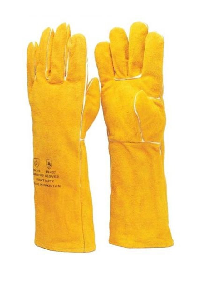 Vaultex Welding Gloves Yellow 14inch