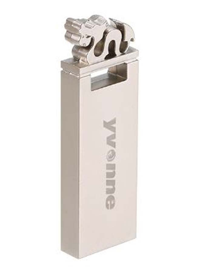 إيفون فلاش درايف بتصميم رفيع ومنفذ USB مزين بشكل تنين C6724-64-1 ذهبي - Image 2