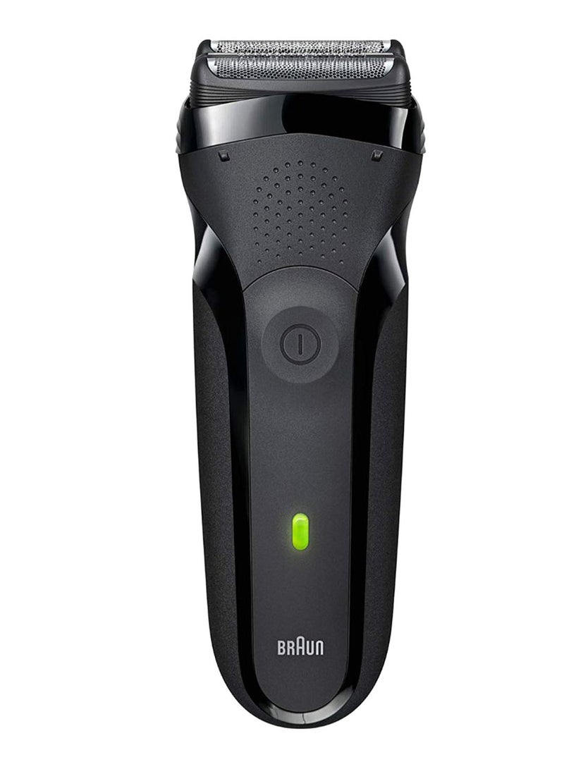 براون ماكينة حلاقة كهربائية لاسلكية برقاقة معدنية أسود - Image 1