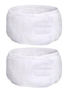 2-Piece Stretch Makeup Headbands Set White 23.6 x 3.35inch - v1580223930/N34082841A_1