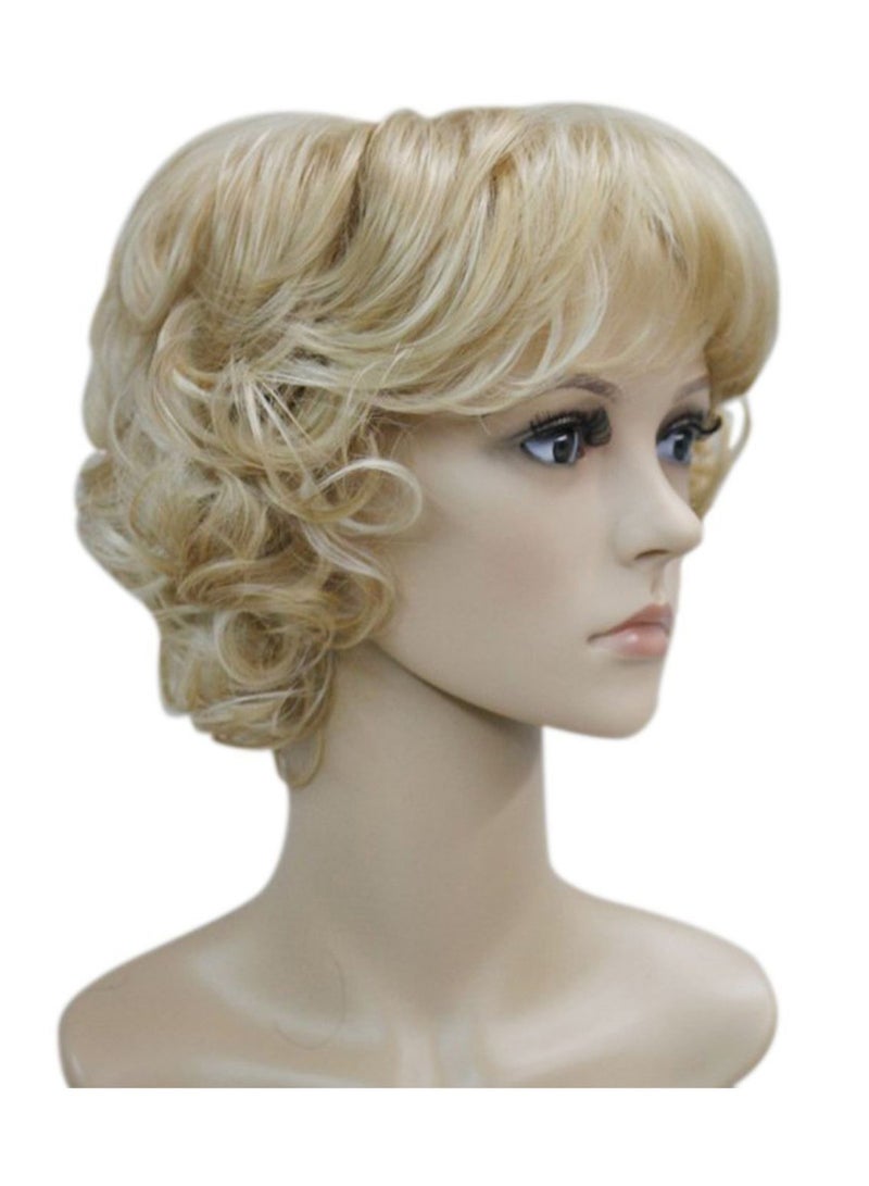 Short Curly Hair Wig Golden Blonde - v1580224023/N34082999A_2