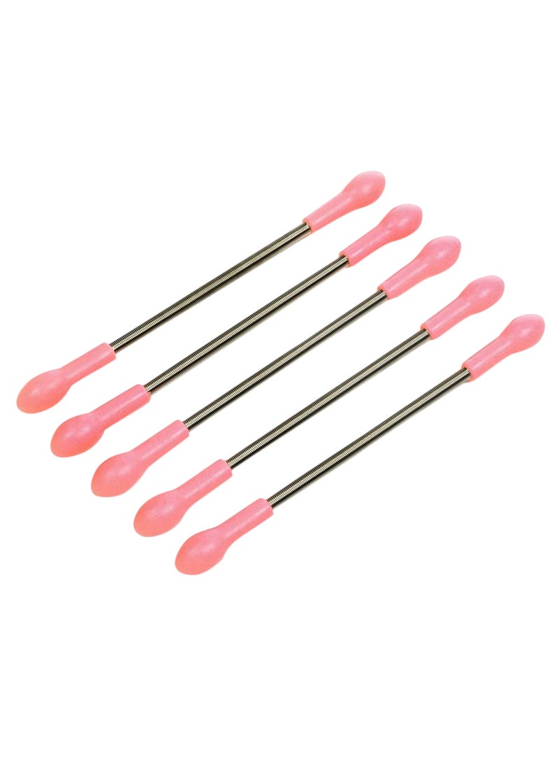 KLOUD City 5-Piece Hair Removal Threading Beauty Tool Set Pink/Silver 