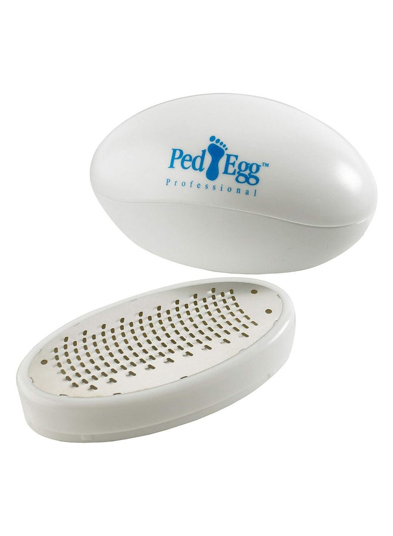 Telebrands - Ped Egg Pedicure Foot File White/Silver - Image 1