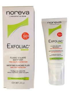 NOREVA Exfoliac Matifying Suncare Fluid 40ml 