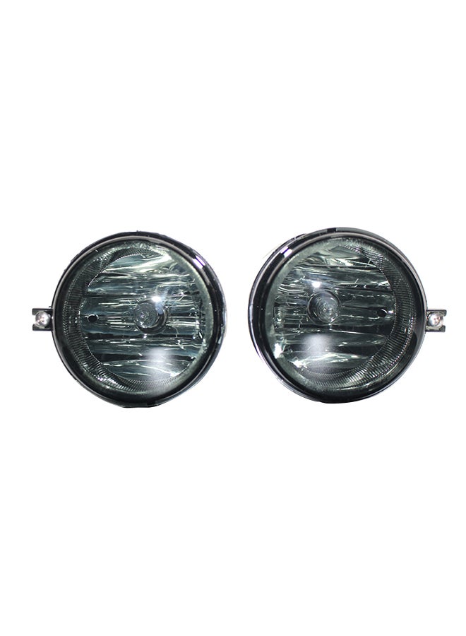 Generic 2-Piece LED Smoke Tinted Bumper Fog Lamp For Dodge Challenger/Charger  - Image 1