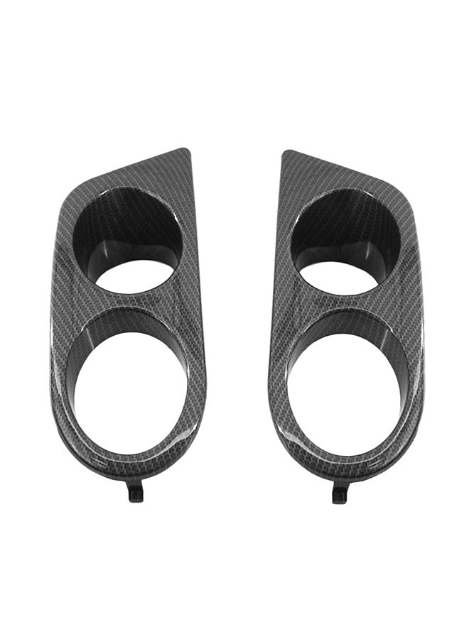 Generic 2-Piece Ham Style Air Duct Fog Light Frame For BMW E46 M3 2001-2006  - Image 1
