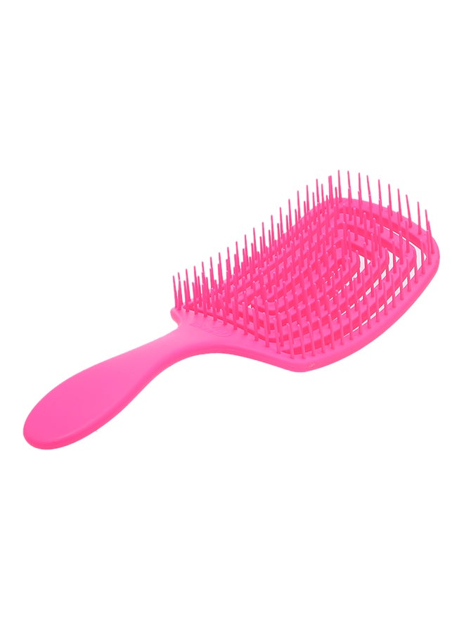 Hair Comb Square Spa Massage Brush Pink