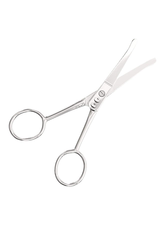 Coco's Closet Professional Grooming Safety Hair Scissors Silver - Image 1