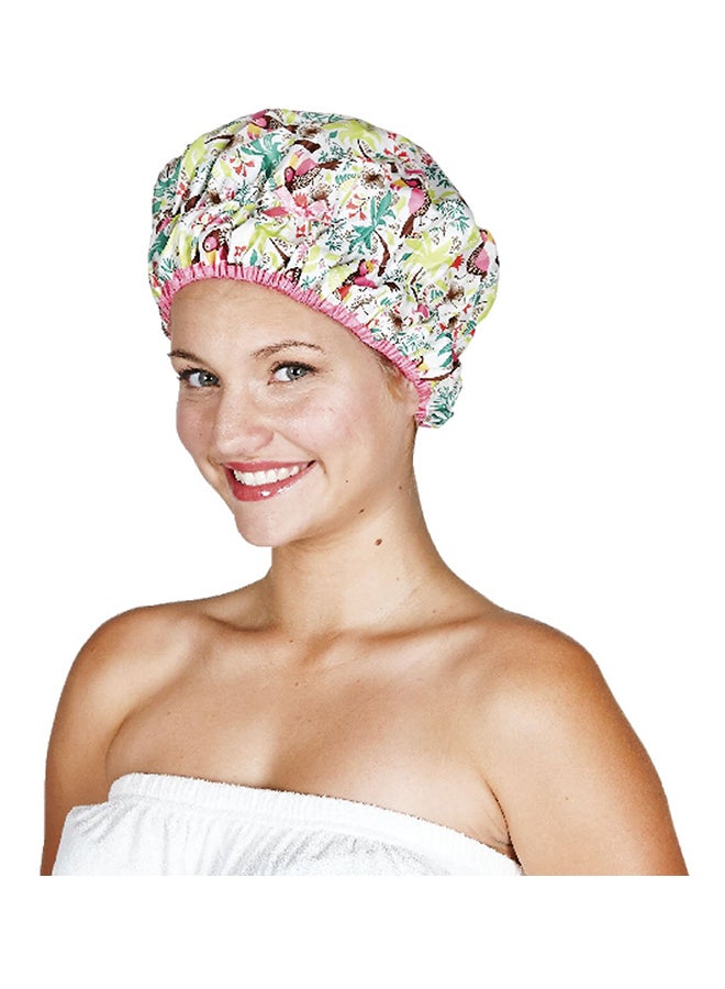 Betty Dain Fashionista Collection Mold Resistant Lined Shower Cap Multicolour 10.5X17.5X15.9inch  - Image 2
