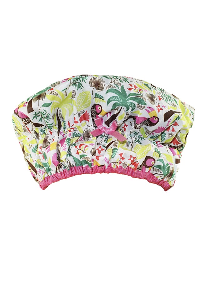Betty Dain Fashionista Collection Mold Resistant Lined Shower Cap Multicolour 10.5X17.5X15.9inch  - Image 1