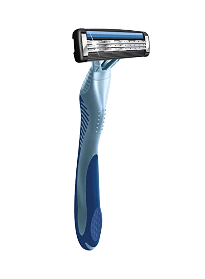 Bic 8-Piece Flex 3 Triple Blade Disposable Razor Set Blue 1.9X7.3X3.9inch - Image 2