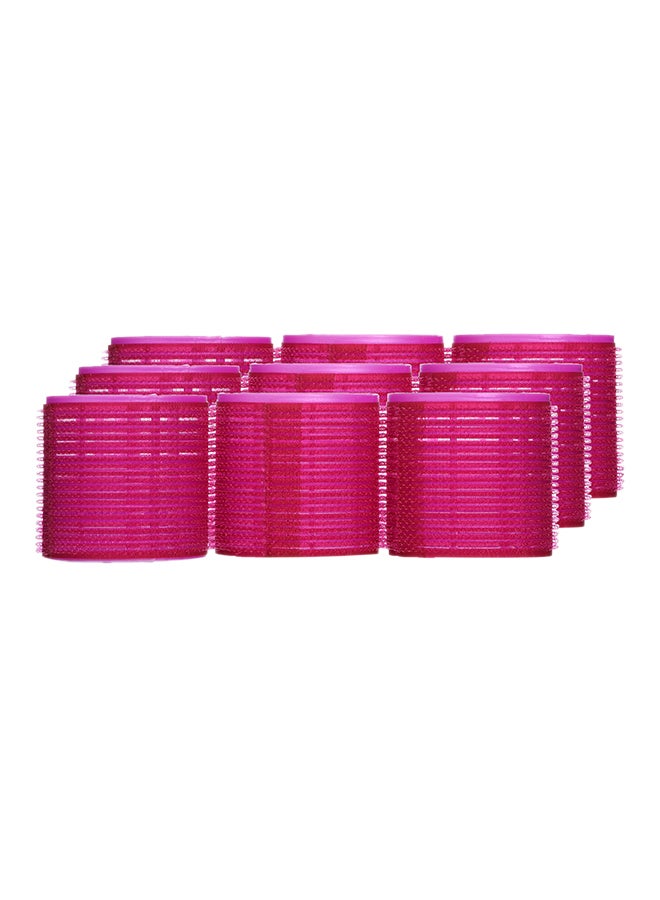 CONAIR 9-Piece Mega Self Grip Rollers Pink 8X2.75X9inch  - Image 2