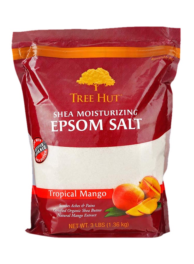 تري هت ملح إبسوم لترطيب فائق مع زبدة الشيا أبيض 9.75x8x3.25بوصة