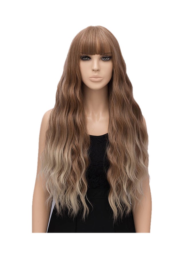 نتجو شعر مستعار كيرلي وطويل ومقاوم للحرارة بمظهر طبيعي - Image 1