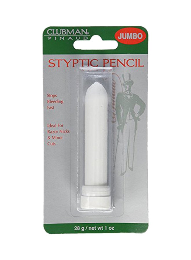 Pinaud Clubman - Pack Of 3 Jumbo Styptic Pencil White 10x30x60inch - Image 1