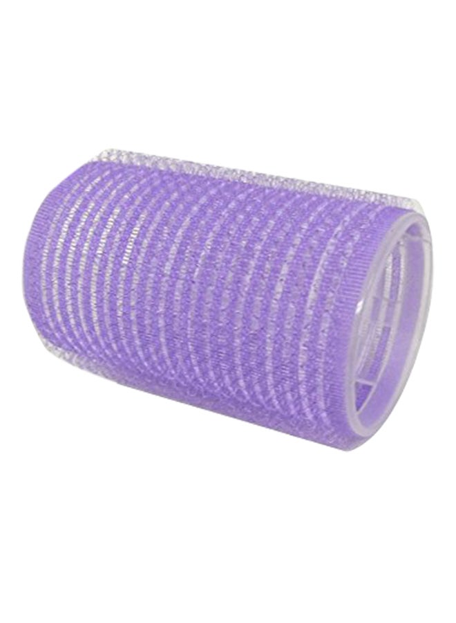 ذي يو إم 24 مجموعة بكرات لف شعر ذاتية الإغلاق من 16 قطعة أرجواني - Image 1