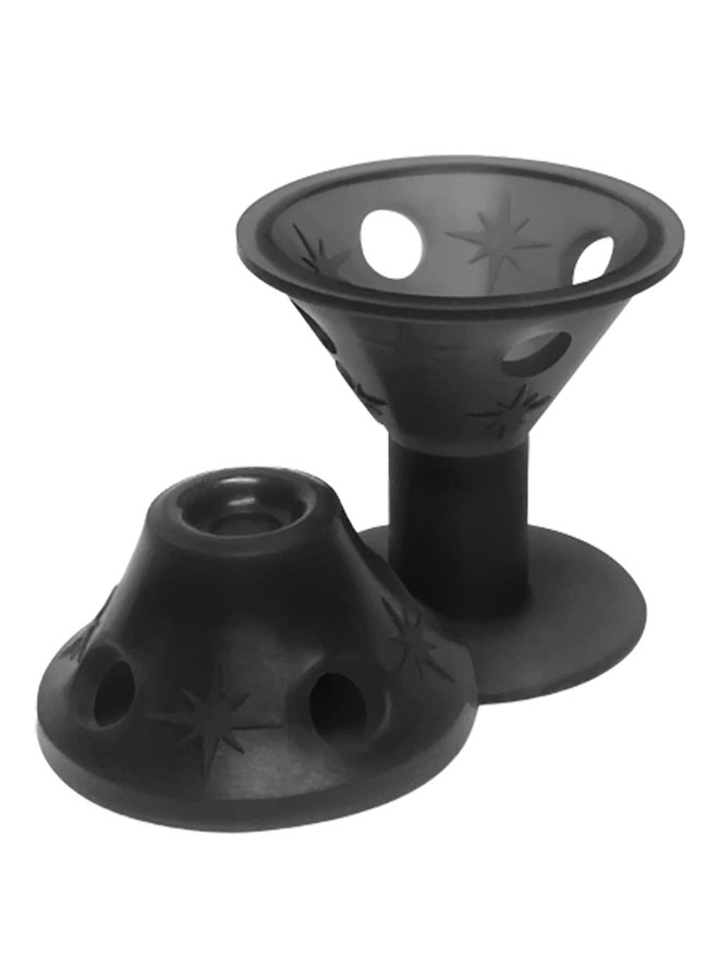Spoolies Set Of 12 Original Medium Size Hair Curlers Black - Image 1