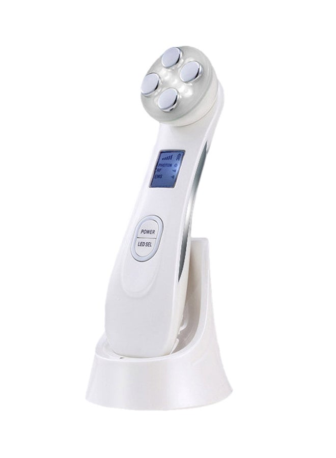 LED Electroporation Facial Beauty Instrument White - Image 1