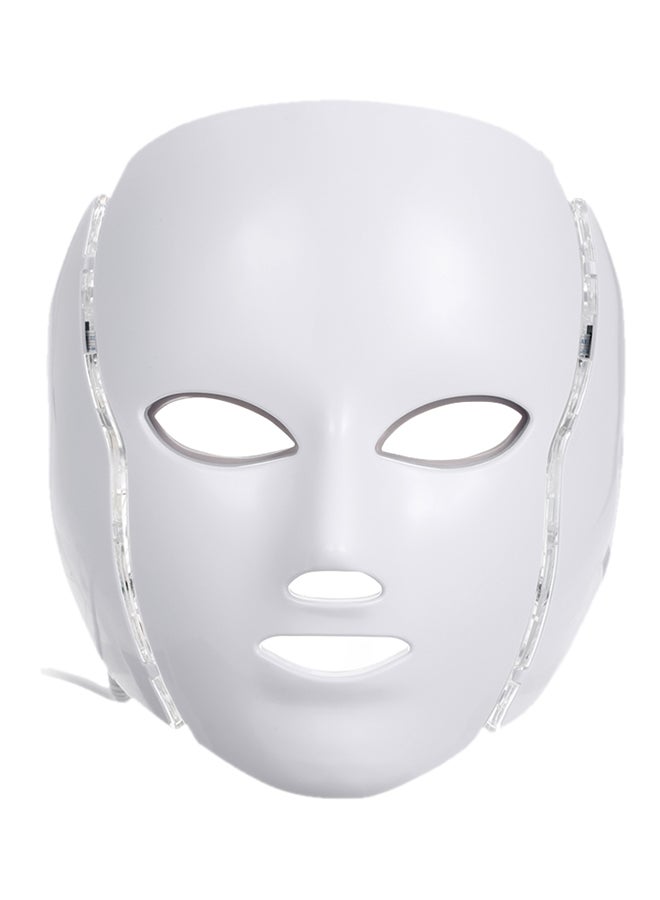 آلة قناع الوجه بإضاءة LED مكونة من 7 ألوان أبيض/أسود 7.87  x7.87  x9.84بوصة - Image 2