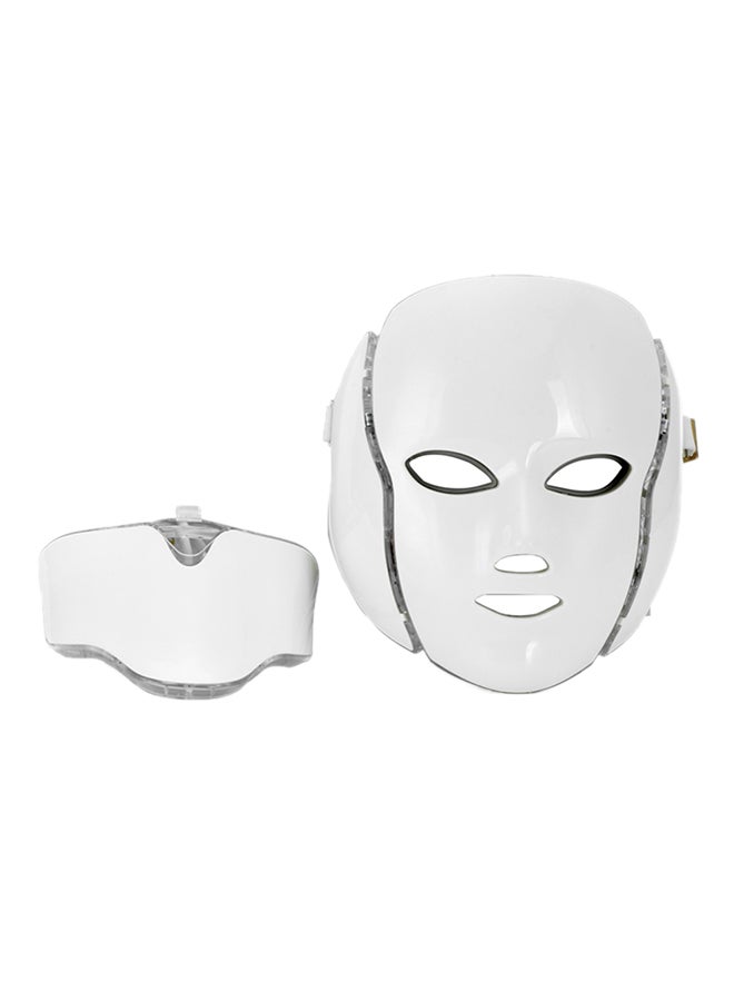 LED 7 Color Face Mask Machine White/Black 7.87  x7.87  x9.84inch - Image 1