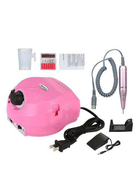 Professional Electric Nail Manicure Pedicure Drill Machine Pink