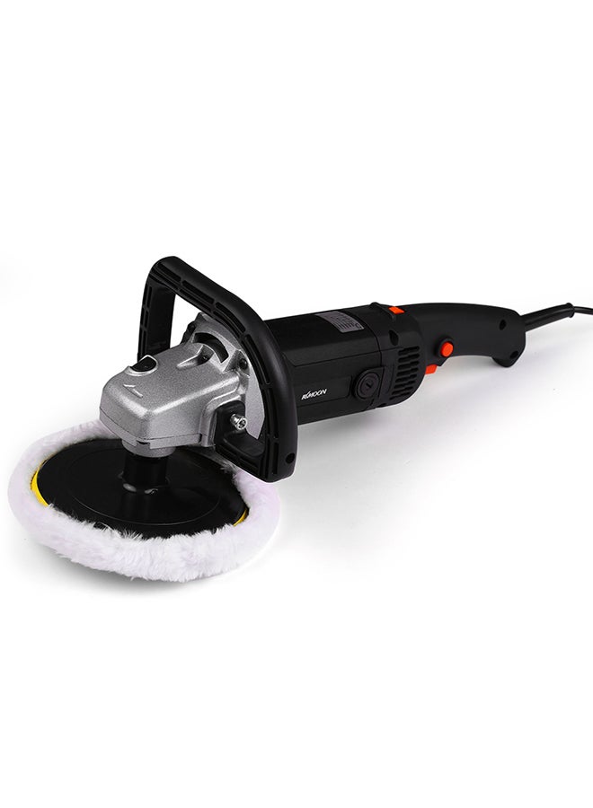 KKmoon Handheld Electric Car Waxing Polisher Machine Black 48 x 9.5 x 18.5cm 
