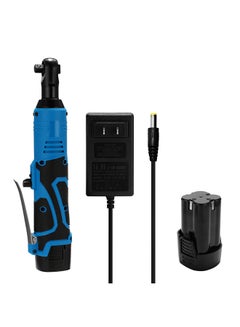 ماركة غير محددة مفتاح ربط كهربائي لاسلكي متعدد الوظائف قابل للشحن مزود بإضاءة LED أزرق 26 x 16 x 21.5سم 