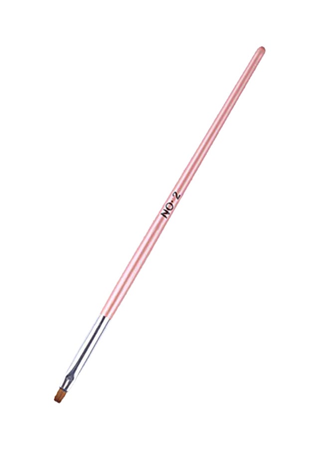 8-Piece Nail Brush Pen Set Pink