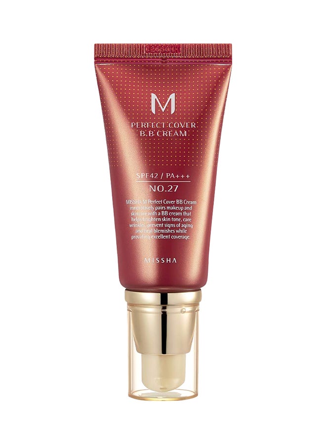 Missha Perfect Cover BB Cream Honey Beige 490grams - Image 3