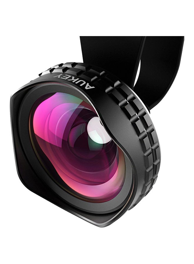 Aukey Optic Pro Lens 110 degree Wide Angle Clip-on Cell Phone Camera Black  - Image 1