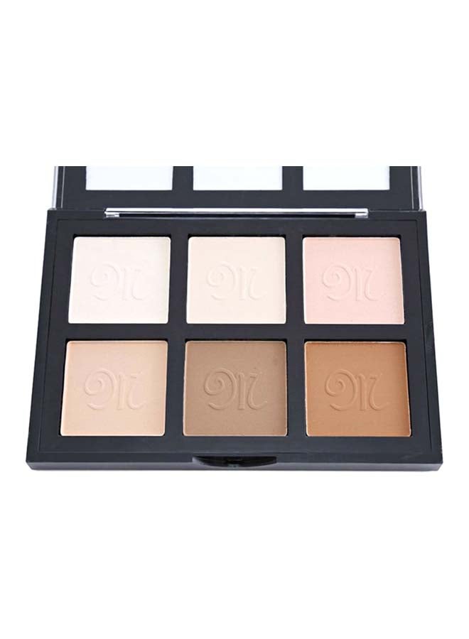 6-Color Contour Powder Palette Multicolour - v1580272954/N13883968A_3