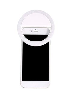 Generic SG-11 Mini Rechargeable Phone LED Selfie Lamp Ring Light White  - Image 4