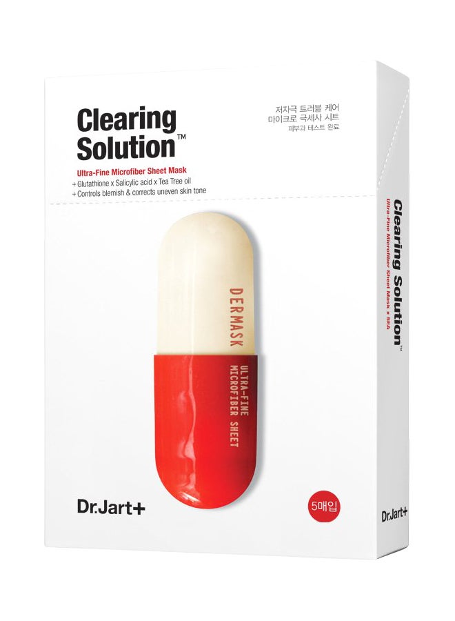 Dr. Jart Dermask Micro Jet Clearing Solution Mask Sheet - 5 Count - Image 2