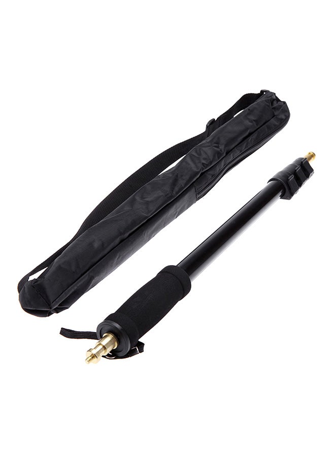 Light Boom Pole Stick For Witstro Flash AD180 AD360 Light Black