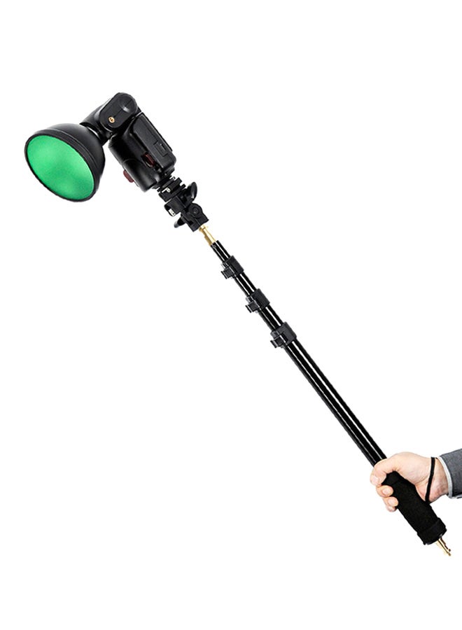 Light Boom Pole Stick For Witstro Flash AD180 AD360 Light Black