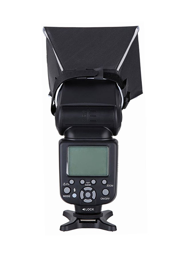docooler - Portable Flash Diffuser Mini Softbox Kit Black - Image 1