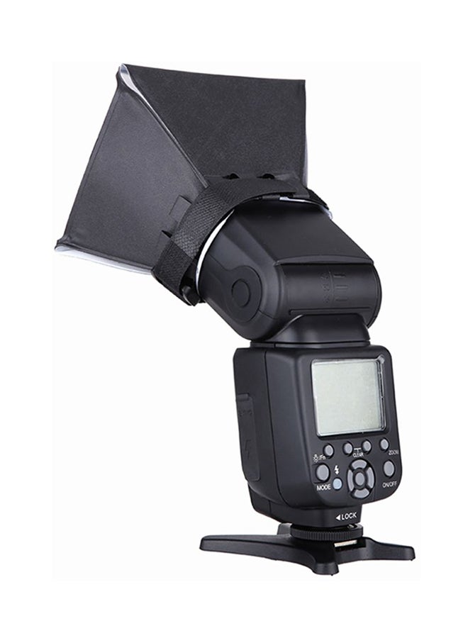docooler - Portable Flash Diffuser Mini Softbox Kit Black - Image 1
