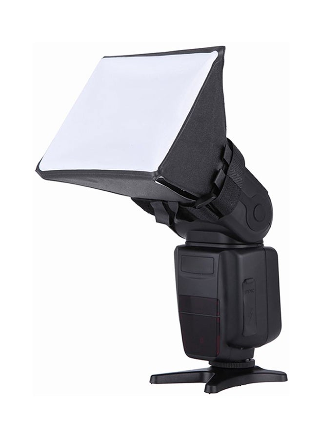 docooler - Portable Flash Diffuser Mini Softbox Kit Black - Image 1