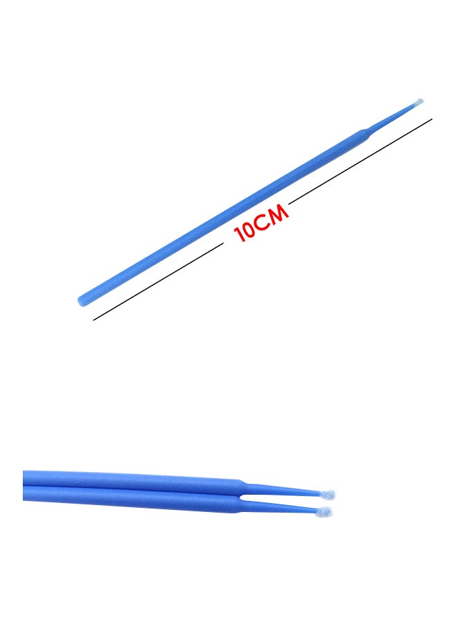 CABINA HOME - 100-Piece Micro Disposable Eyelash Extension Brush Set Blue - Image 1
