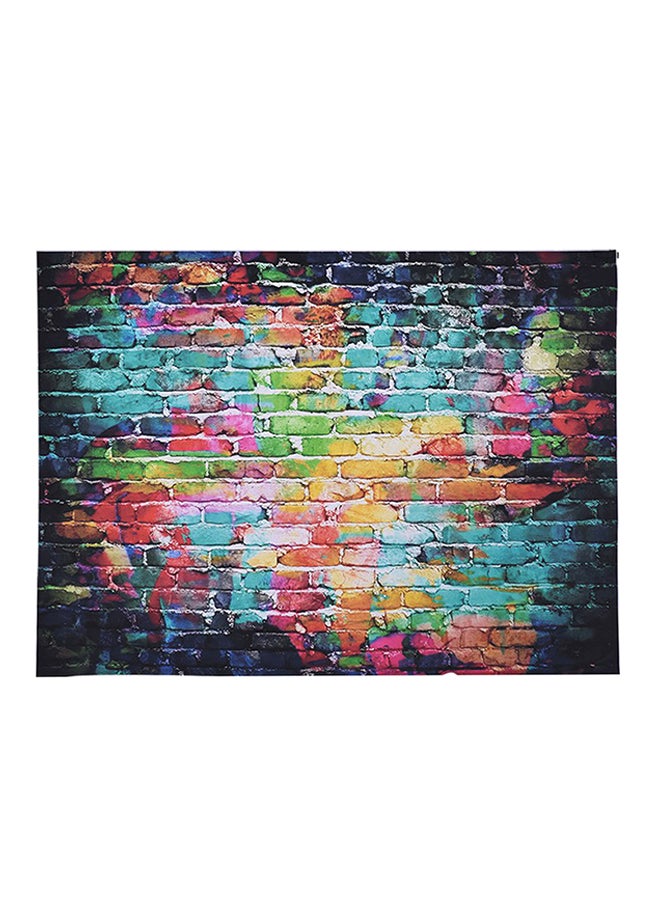 ANDOER - Doodle Scribble Brick Wall Pattern Studio Background Multicolour - Image 1