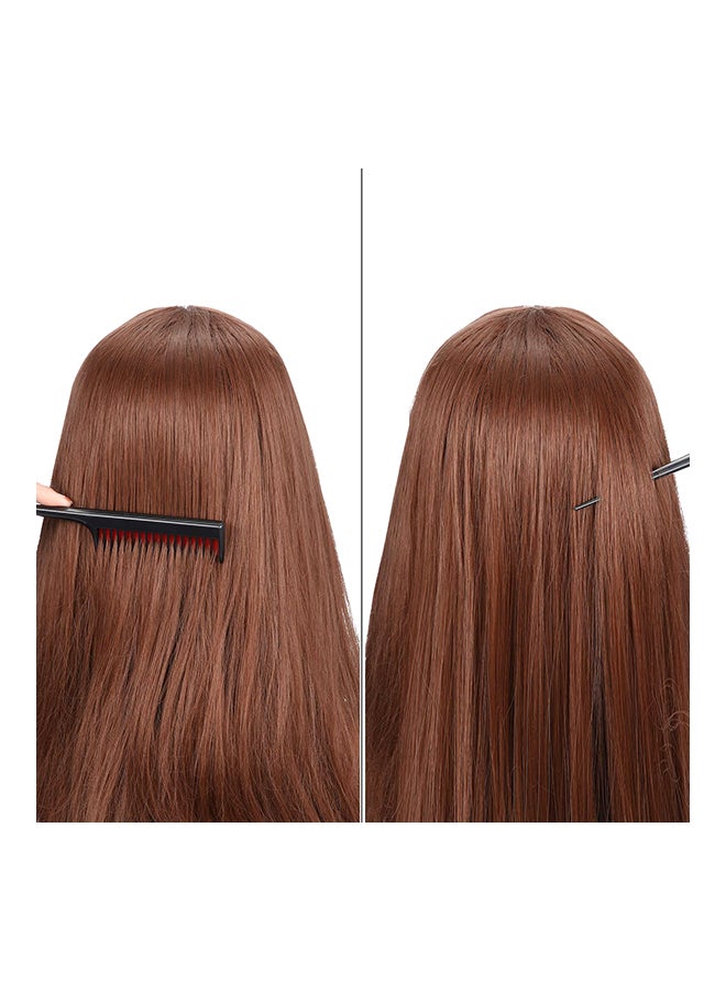 Tool Structure Tease Layers Rattail Comb Black/Red - Image 3