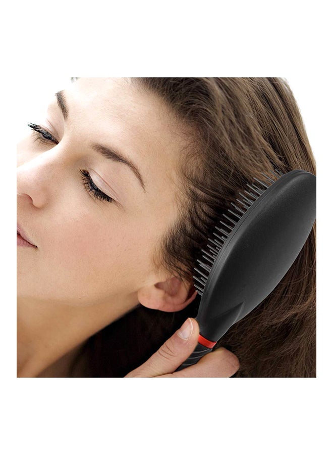 سيلفتك طقم فرشاة تدليك مكون من 5 قطع مزود بحامل ومرآة أسود/أحمر - Image 5