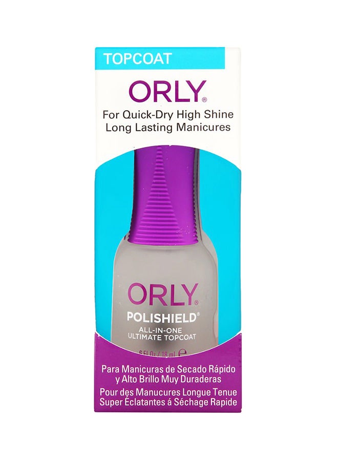 أورلى الطبقة العلوية لطلاء الأظافر بولي شيلد شفاف - Image 2
