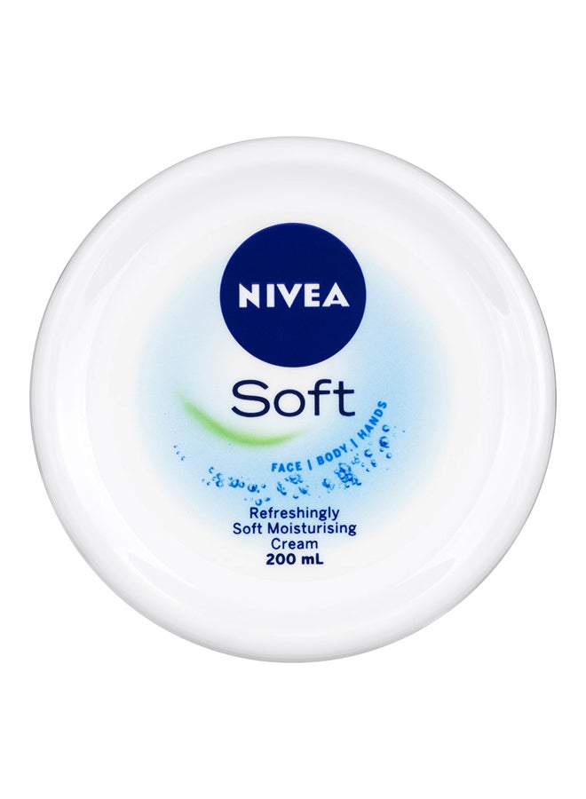 Nivea - Soft Moisturizing Cream, Refreshingly Soft, Jar 200ml - Image 1