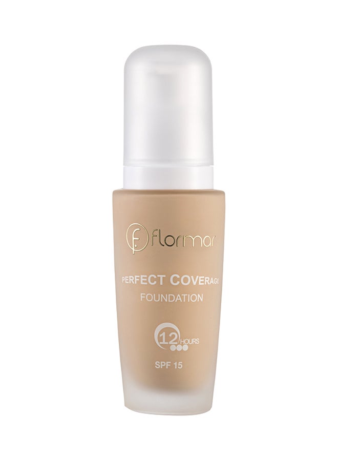flormar Perfect Coverage Foundation SPF 15 101 Pastelle - Image 1