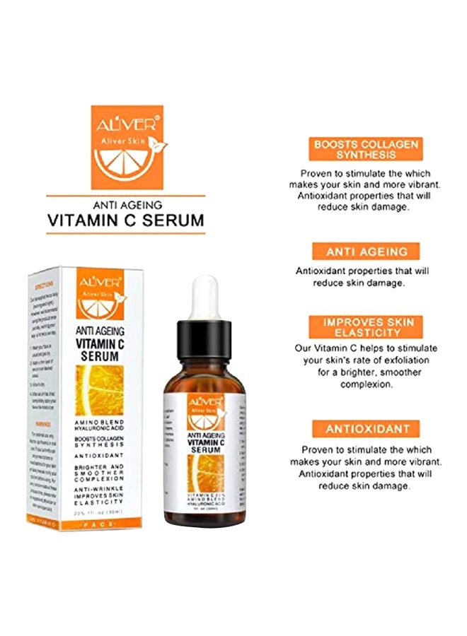 AL'IVER Anti Ageing Vitamin C Serum 30ml - Image 3
