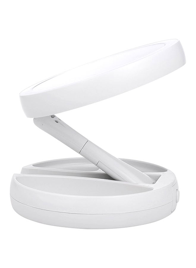 LED Tri-Fold Magnifying Mirror White - Image 3