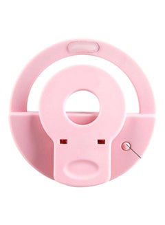Generic Led Ring Selfie Light For Smartphone Pink/White  - Image 4