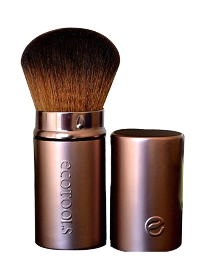 Ecotools - Retractable Kabuki Makeup Brush Brown - Image 1