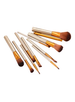 NAKED3 12-Piece Goat Hair Brush Set Brown  - Image 2